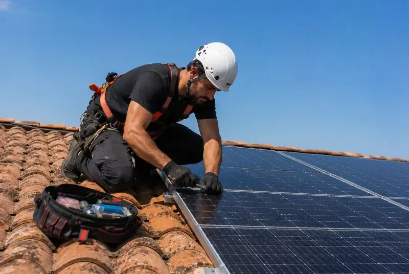Maintenance et monitoring de panneaux solaires à Fabrezan